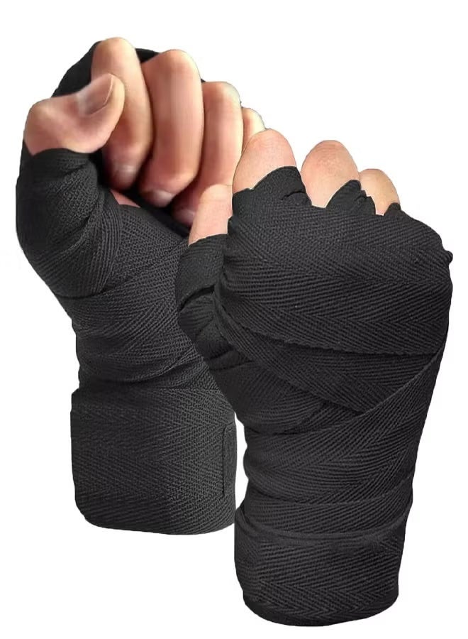 Gecomo Sports Boxing Hand Wraps 3 Meters Inner Boxing Gloves Martial Arts Wraps for MMA Kickboxing Muay Thai - Pair - Image 1